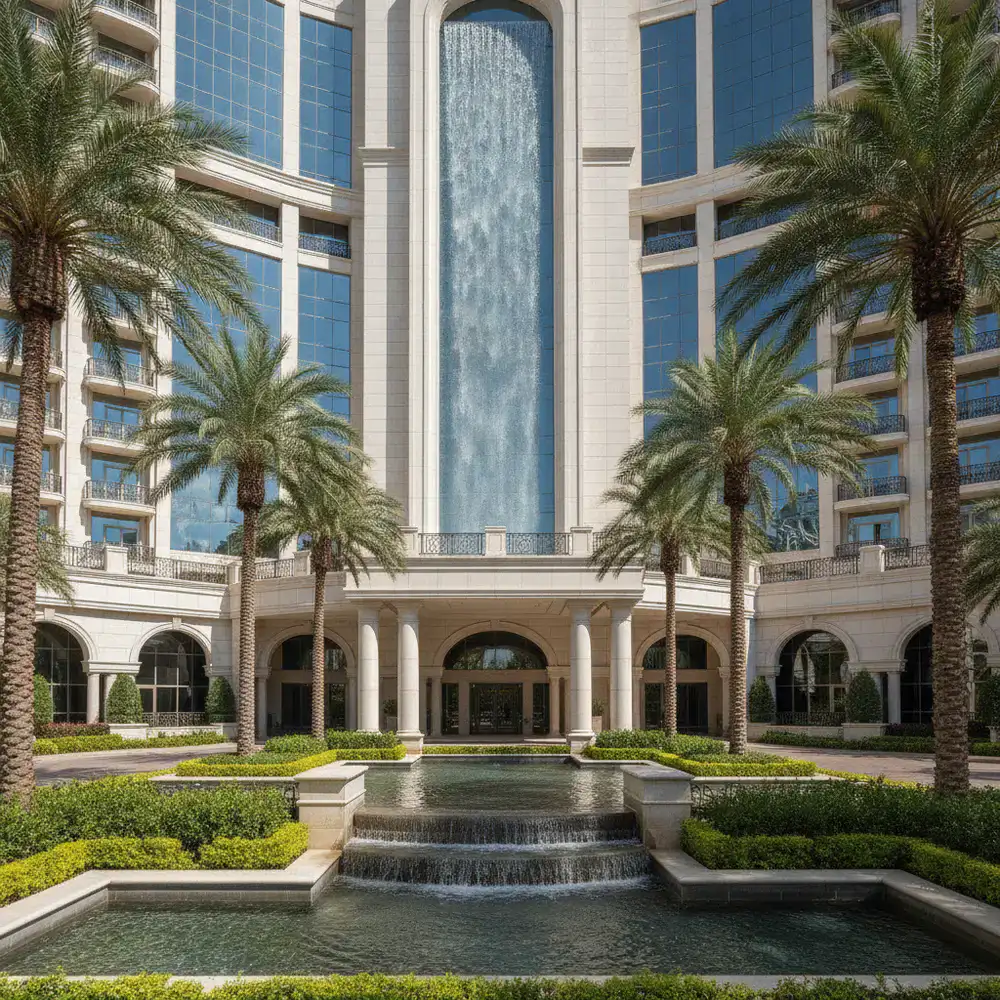 Fachada del Royal Falls Casino Hotel